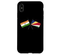 India Seychelles Crossed Flags Indian Seychellois Roots Case for iPhone XS Max