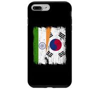 India South Korea Half Flag Indian South Korean Jersey Case for iPhone 7 Plus/8 Plus