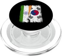 India South Korea Half Flag Indian South Korean Jersey PopSockets PopGrip for MagSafe