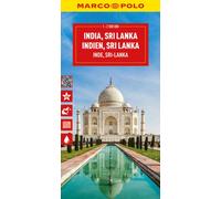 India, Sri Lanka, Nepal, Bangladesh Marco Polo Map