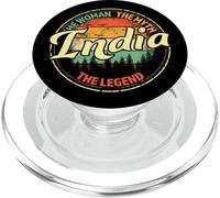 India The Woman The Myth The Legend Personalized Name PopSockets PopGrip for MagSafe
