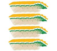 India Toothpick Flag 100 Pcs National Day Sandwich Food Cupcake Toppers Small Indian Cupcake Toppers for Party Fruit Decoration