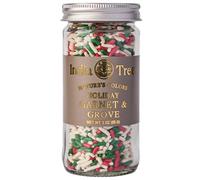 India Tree Nature’s Colors Cake Decorations Garnet & Grove Sprinkles in Glass Jar, Plant-Based Food Coloring, Non-GMO, No Artificial Dyes, Baking and Dessert Topping, 3 oz