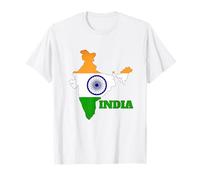 India tshirt, India flag tshirt, Indian flag, indian maps T-Shirt