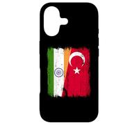 India Turkey Half Flag Turkiye Indian Turkish Heritage Case for iPhone 17