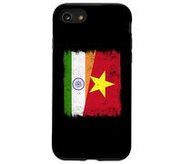 India Vietnam Half Flag Indian Vietnamese History Case for iPhone SE (2020) / 7/8
