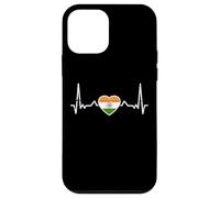 India Vintage Heartbeat Flag Proud Indian Case for iPhone 12 mini