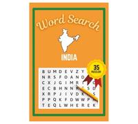 India Word Search Puzzle Book: Easy to read print | 6x9 inches | 35 Puzzles, 315 Words, 53 Pages | Gift for Country & Geography Lovers, Vacations, Road Trips, Holidays, & Free Time