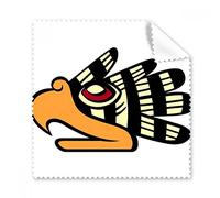 Indian Abstract Art Drawing Eagle Head Glasses Cloth Cleaning Cloth Gift Phone Screen Cleaner 5pcs
