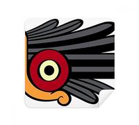 Indian Abstract Art Drawing Feather Headdress Glasses Cleaning Cloth Phone Screen Cleaner Suede Fabric 2pcs