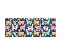 Indian Alpaca Gaming Desk Mat, Wide Surface Desk Pad for Keyboard, Mouse and Improved Gaming Stability