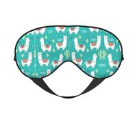 Indian Alpaca Light Blocking Sleep Mask Adjustable Comfortable Soft Eye Cover Reversible Night Rest