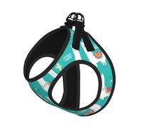 Indian Alpaca Print Adjustable Harness Leash Set For Cats And Dogs, Soft Breathable Kitten Puppy Mesh Vest With Reflective Design, Escape-Proof Lead For Small Pets Walking Training