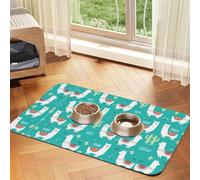 Indian Alpacaprint Pet Absorbent Leather Tablecloth,Wipe Clean Quick Dry,Food Mat For Small Animals