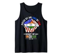 Indian American America Pride Foreign Country India Flag Tank Top