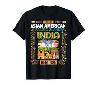 Indian Asian American Heritage Outfit Women Idea India Flag T-Shirt