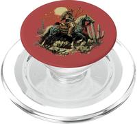 Indian Chief Desert Moon Horse Ride Native American Pride PopSockets PopGrip for MagSafe