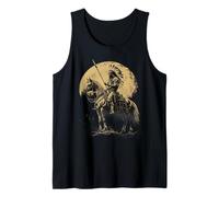 Indian Chief Feather Headdress Native American Horse Ride Tank Top
