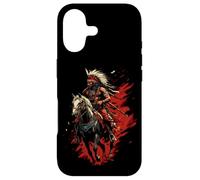 Indian Chief Horse Ride Feather Headdress Native American Case for iPhone 17