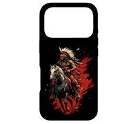 Indian Chief Horse Ride Feather Headdress Native American Case for iPhone 17 Pro