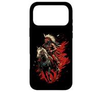 Indian Chief Horse Ride Feather Headdress Native American Case for iPhone 17 Pro Max