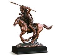 Indian Chief on Horse Statue