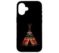 Indian Chief Tipi Tent Native American Pride Indian Tribe Case for iPhone 16