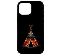 Indian Chief Tipi Tent Native American Pride Indian Tribe Case for iPhone 16 Pro Max