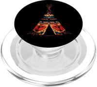 Indian Chief Tipi Tent Native American Pride Indian Tribe PopSockets PopGrip for MagSafe