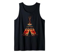 Indian Chief Tipi Tent Native American Pride Indian Tribe Tank Top