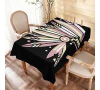 Indian Chieftain's Headdress Rectangle Table Cloth Waterproof Tablecloth Kitchen Dining Decorative Fabric Cover