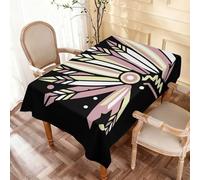 Indian Chieftain's Headdress Rectangle Table Cloth Waterproof Tablecloth Kitchen Dining Decorative Fabric Cover