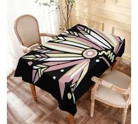 Indian Chieftain's Headdress Rectangle Table Cloth Waterproof Tablecloth Kitchen Dining Decorative Fabric Cover