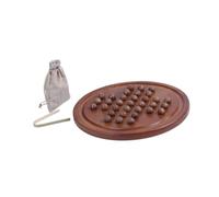 Indian Classic Solitaire Board Game Peg Solitaire Puzzle Toy for Family Kids