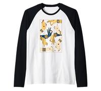 Indian Classical Dance Mudras Bharatanatyam Spiritual Desi Raglan Baseball Tee