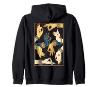 Indian Classical Dance Mudras Bharatanatyam Spiritual Desi Zip Hoodie