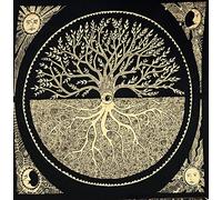 Indian Consigners Altar Cloth Witchraft Witchery Tablecloth Alter Square Table Cover Spiritual Witch TreeTarot Spread