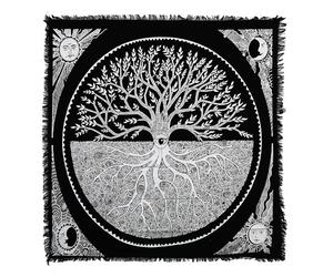 Indian Consigners Altar Cloth Witchraft Witchery Tablecloth Alter Tree Square Table Cover Spiritual Witch Tarot Spread