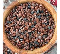 Indian Consigners Mahogany Obsidian Crystal Chips 100g - Natural Grounding & Protection Stones - Healing Gemstones for Strength, Focus & Chakra Energy - Ideal for Meditation & Reiki