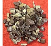 Indian Consigners Natural Crushed Polished Tumbled Gem Stone Chips, Decoration & Healing Crystals (Choclate Jasper)