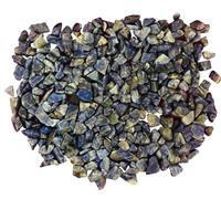 Indian Consigners Natural Crushed Polished Tumbled Gem Stone Chips, Decoration & Healing Crystals (Sodalite)