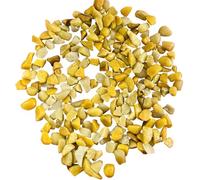 Indian Consigners Natural Crushed Polished Tumbled Gem Stone Chips, Decoration & Healing Crystals (Yellow Aventurine)