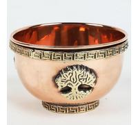 Indian Consigners Small Altar Witchcraft Serving, Offering or Smudging Bowl (Tree Of Life Bowl), (ICCB)