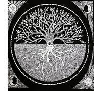 Indian Consigners Tree of Life Altar Cloth Tapestry Tablecloth Celtic Trees Ritual Spiritual cloth for Sacred Places, Cotton Square Tarot table cover