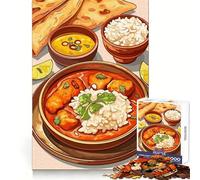 Indian Cuisine︰ Curry, Rice, And Naan Puzzles for Teenagers 1000 Pieces Brain Development Quiet Enjoyment Clean Join Seasonal Gift size 38x52cm