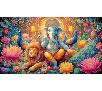 Indian-deity-statue 1000 Piece Educational Game Challenge Jigsaw Puzzles Great Gift Idea Puzzles for Adults Kids 38x26cm/1000pcs