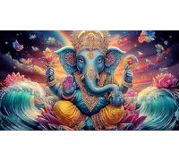 Indian-deity-statue Adult Jigsaws Puzzle 1000 Piece Fun Present & Activity for Home Educational Games Great Gift Idea for Adults Kids 38x26cm/1000pcs
