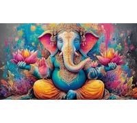 Indian-deity-statue Jigsaw Puzzle 1000 Piece Recycled Paper Great Gift Idea Challenging Puzzles for Adults and Kids Age 12 Years + 38x26cm/1000pcs