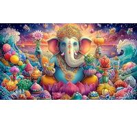 Indian-deity-statue Jigsaw Puzzles 1000 Pieces Fun and Challenging Family Game Puzzle Game Great Gift Idea for The Whole for Women, Gifts for Men 70x50cm/1000pcs