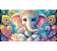 Indian-deity-statue Puzzle Game 1000 Piece Recycled Paper Impossible Hard Difficult Challenging for The Whole for Women, Gifts for Men 38x52cm/1000pcs